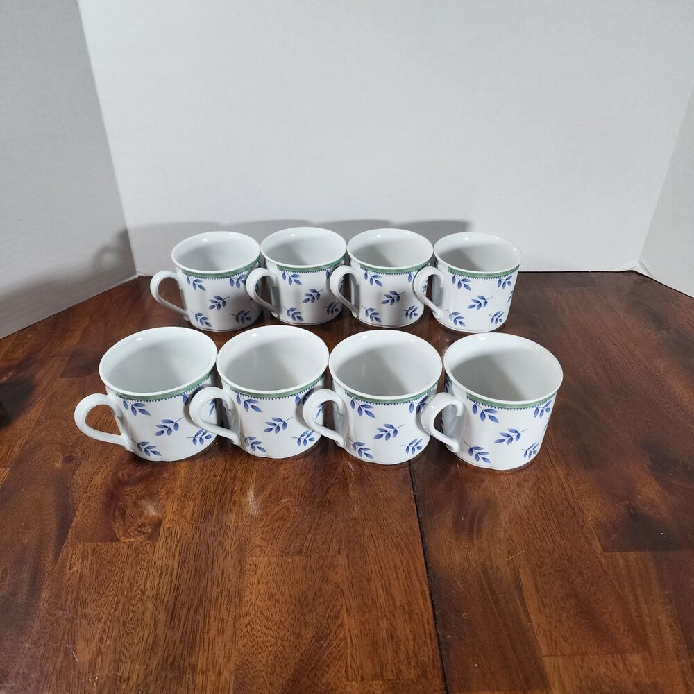 Villeroy & Boch Switch 3 Coffee Mugs Porcelain Set of 8